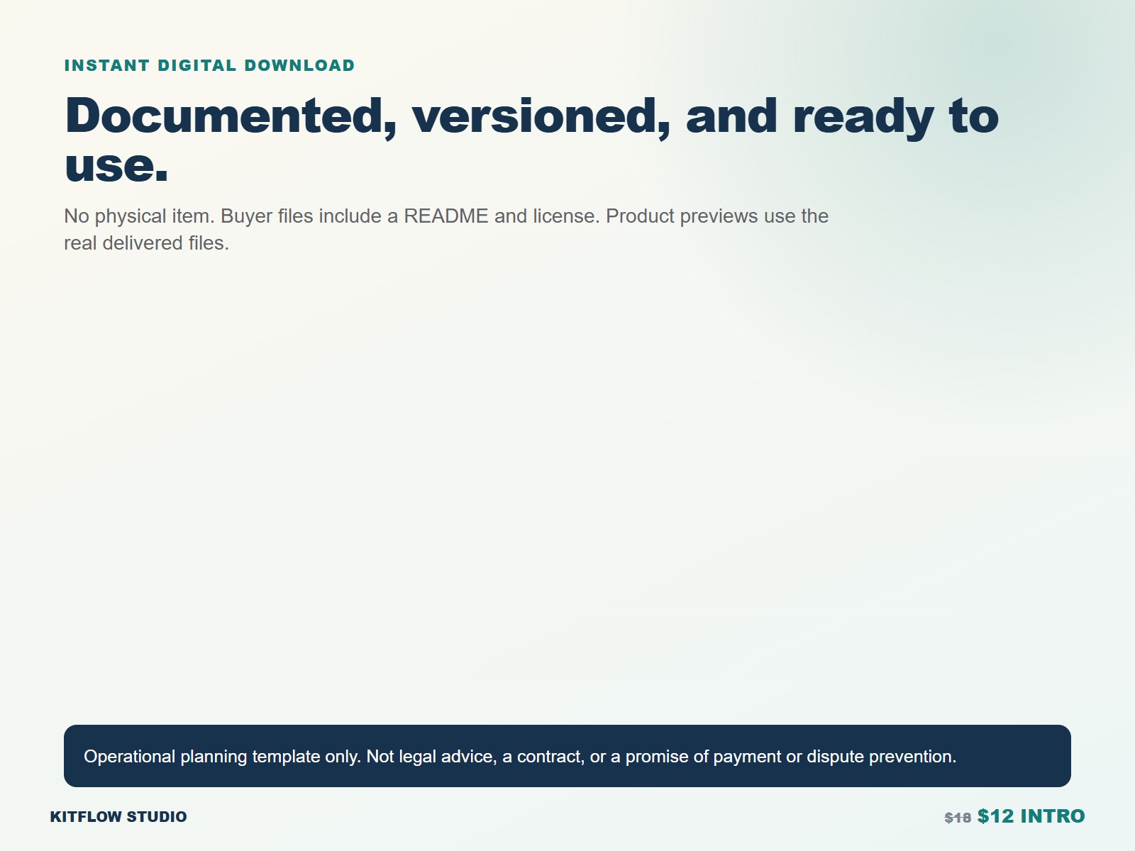 Digital download and buyer-file details